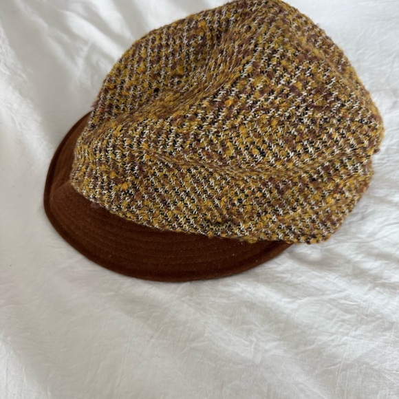 Grace Hats Japan Women's Brown Tweed Hat - Picture 2 of 5